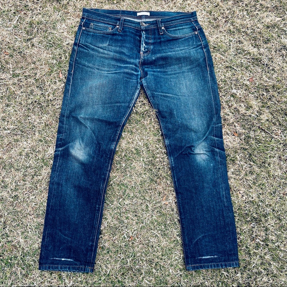 UB201 Tapered Fit 14.5oz Indigo Selvedge Denim
Worn In